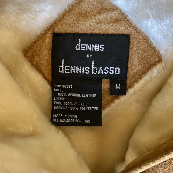 Dennis Basso Genuine Leather Faux Fur Jacket - Picture 2 of 6